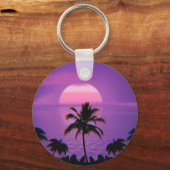 日カリブの没VAPORWAVE美的レトロ80s 90s キーホルダー (正面)