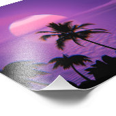 日カリブの没VAPORWAVE美的レトロ80s 90s フォトプリント (角)