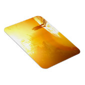 日キスをする光の中でカップル マグネット (右側)