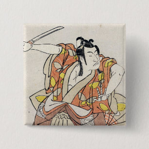 日クール本のヴィンテージ浮世絵古物 缶バッジ