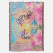 日クール没のサングラスを持つ鳥 スローブランケット (正面縦)