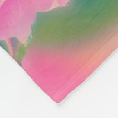 日クール没のサングラスを持つ鳥 フリースブランケット (角)