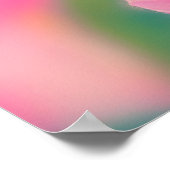 日クール没のサングラスを持つ鳥 ポスター (角)