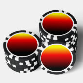 日グラデーション没 ポーカーチップ (積み重ね)