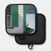 日コテージポットホルダー 鍋敷き (正面/裏面)