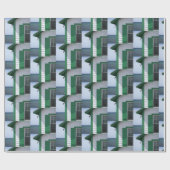 日コテージ包装紙「グリーンエンビー」 ラッピングペーパー (フラット)