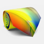 日サイケデリック出クールモダン抽象芸術 ネクタイ (ロール)
