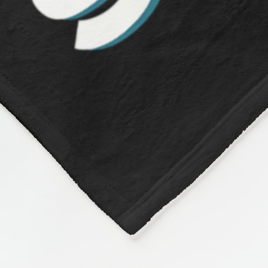 日シャーパーシャークおもしろい100日の学校 フリースブランケット (角)