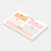 日シンプル々の開催者プランナーのタスク一覧 ポストイット (アングル)