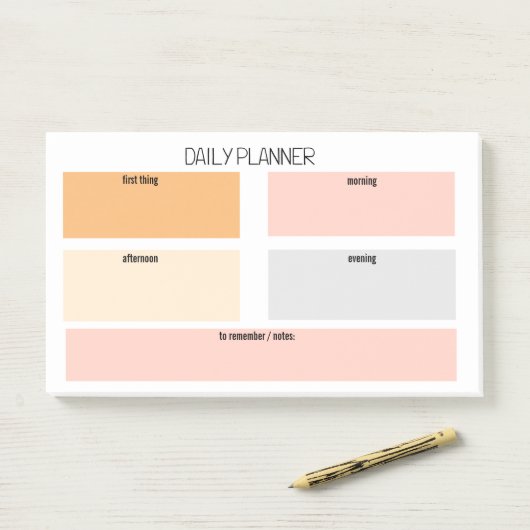 日シンプル々の開催者プランナーのタスク一覧 ポストイット (デスク)