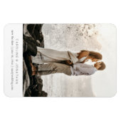 日シンプル付を保存し、1枚の大きな写真を保存 マグネット (横)