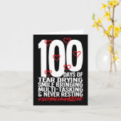 日スクールカウンセラー学校100日目 カード (黄色い花)