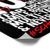 日スクールカウンセラー学校100日目 ポスター (角)