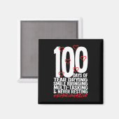 日スクールカウンセラー学校100日目 マグネット (正面/裏面)