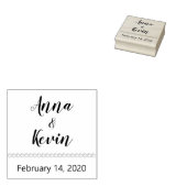 日スタイリッシュ結婚付の新郎新婦 ラバースタンプ (押印)