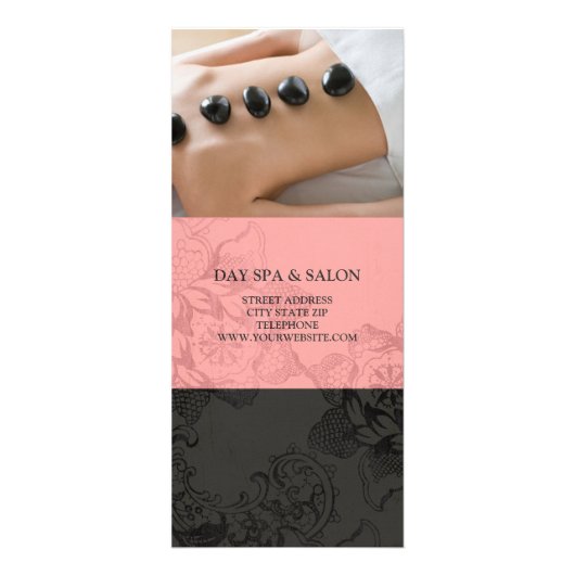 日スパマッサージセラピー価格表{Peach} ラックカード (正面)