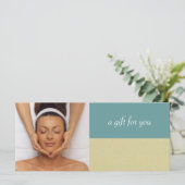 日スパ又はマッサージセラピストギフト券 (スタンド正面)