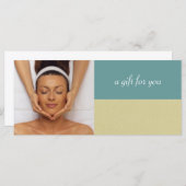 日スパ又はマッサージセラピストギフト券 (正面/裏面)