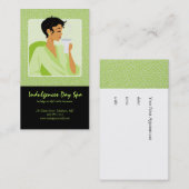 日スパ名刺/アポイントメントカード 予約カード (正面/裏面)