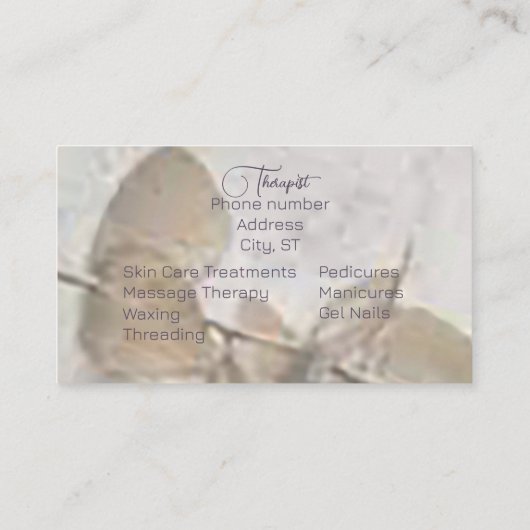 日スパ名刺 名刺 (裏面)