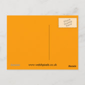 日スリップまたは滑ること間はがき ポストカード (裏面)