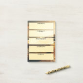 日ズオブウィークサニーイエロー ポストイット (デスク上)