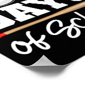 日ズ・オブ・スクール・ベースボール100th Dayスクール・ジム教え ポスター (角)