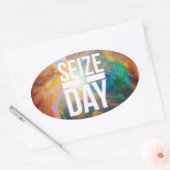 日ネブラを奪う 楕円形シール (封筒)