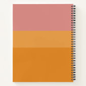 日パーソナライズされたの入ストライプる ノートブック (裏面)