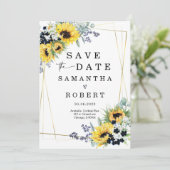 日パーソナライズされた付を保存する 招待状 (スタンド正面)