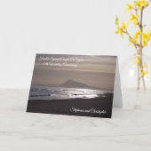 日パーソナライズされた出11結婚周年 カード (黄色い花)