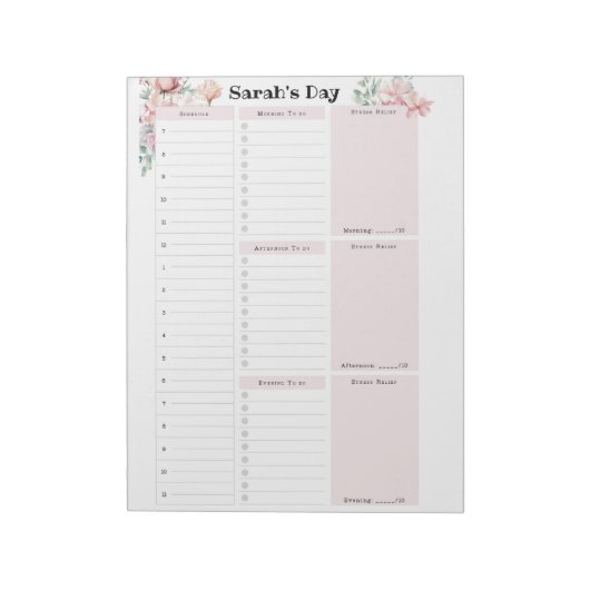 日パーソナライズされた別計画 ノートパッド (回転)