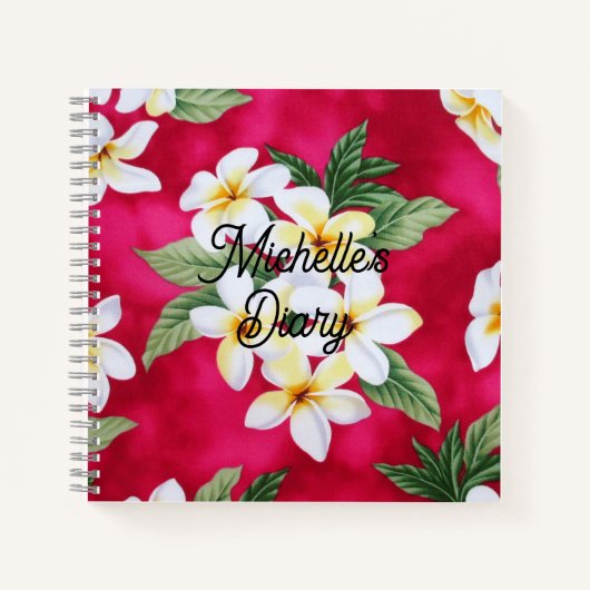 日パーソナライズされた誌 ノートブック (正面)