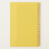 日パーソナライズされた間支出予算日表 プランナー手帳 (裏面)