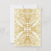 日ファンシー付を除いた金の結婚式 セーブザデート (裏面)