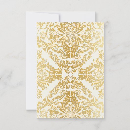 日ファンシー付を除いた金の結婚式 セーブザデート (裏面)