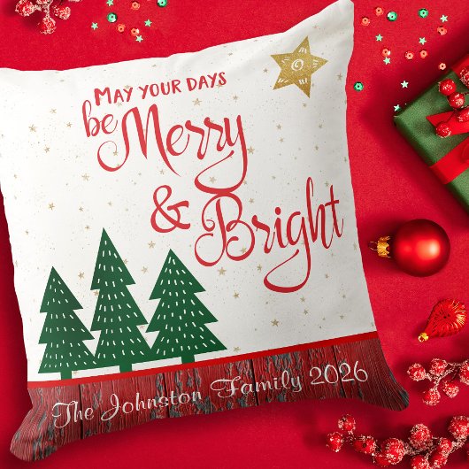 日ブライトメリーツリー金ゴールドスターモノグラム名 クッション