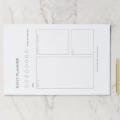 日プランナーの開催者を一覧表示する日ごとの予定表 ペーパーパッド (インサイチュ)