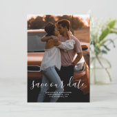 日ミニマルエレガント付の保存 セーブザデート (スタンド正面)