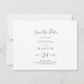 日ミニマル付を保存す結婚したるグリーンシーズン シーズンカード (裏面)