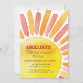 日モダンののまわりに1回目の旅 招待状 (正面)