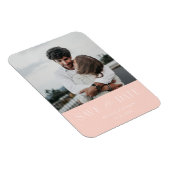 日モダンエレガント付の桃を保存 マグネット (右側)