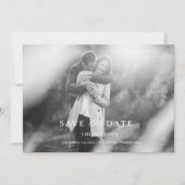 日モダンミニマル付の保存 招待状 (正面)