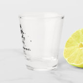 日モダン付おもしろいを保存した無料のドリンク結婚式 ショットグラス (右)