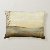 日モダン没の風景油画 アクセントクッション (裏面)