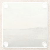 日モダン没の風景油画 ガラスコースター (裏面)