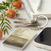 日モダン没の風景油画 キーホルダー (正面右)