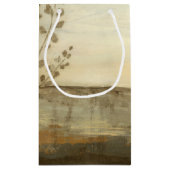 日モダン没の風景油画 スモールペーパーバッグ (裏面)