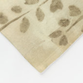 日モダン没の風景油画 フリースブランケット (角)