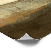 日モダン没の風景油画 ポスター (角)